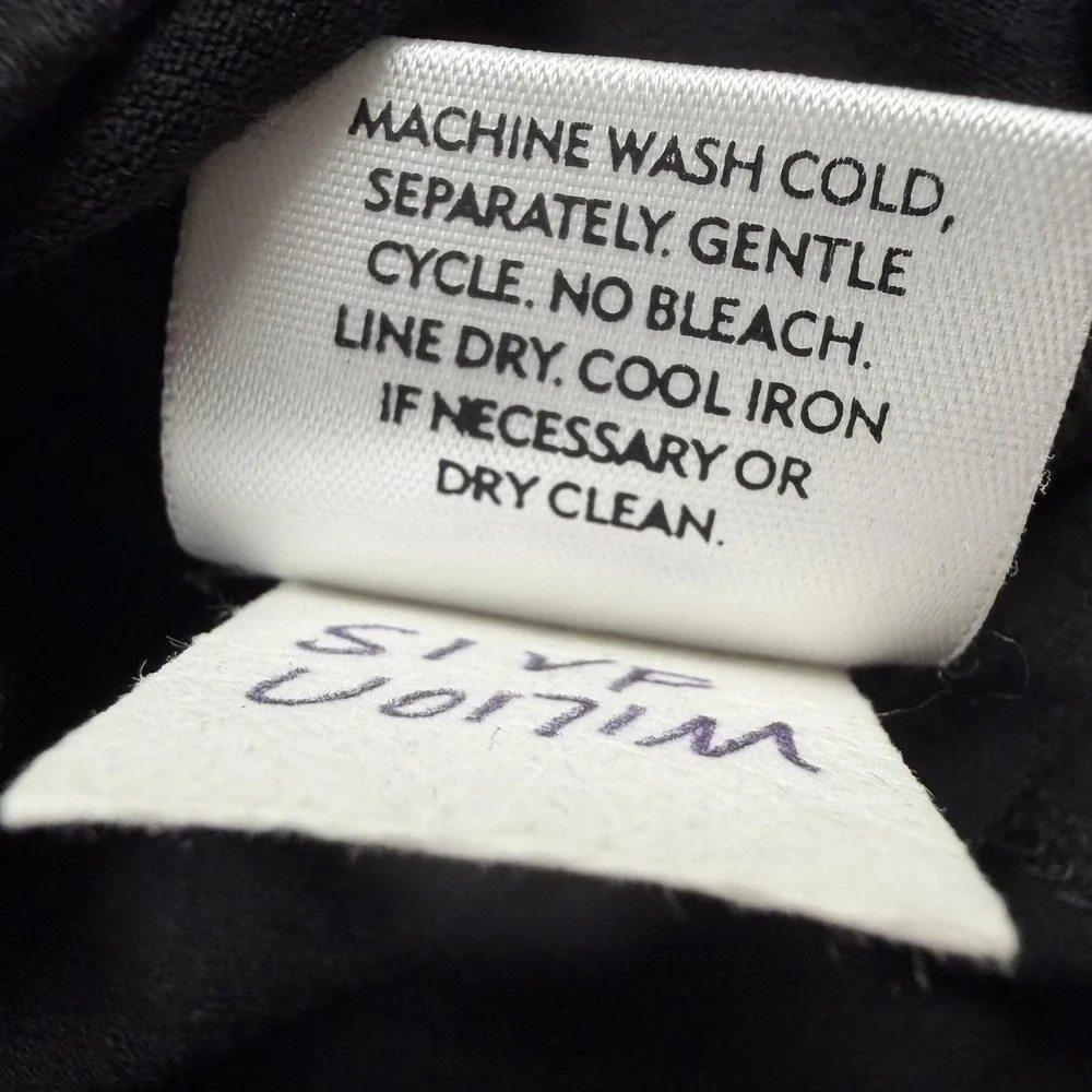 Eileen Fisher Tank Top Womens S Black Scoop Neck Rayon Lycra Stretch Made USA